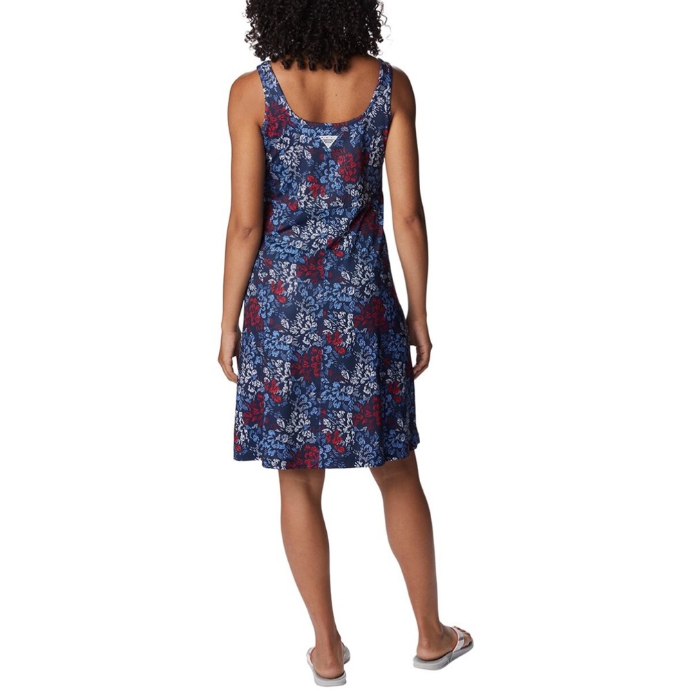 Columbia Blue and Red Floral Dress